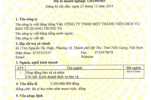 Chi phí thành lập Công ty trách nhiệm hữu hạn 1 thành viên