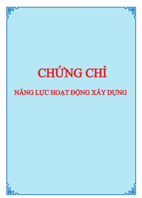 Tư vấn thủ tục cấp lại hoặc điều chỉnh, bổ sung chứng chỉ năng lực xây dựng