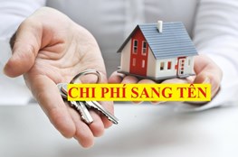 Chi phí khi sang tên sổ đỏ