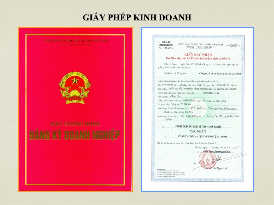 Thay đổi giấy phép kinh doanh trong bao lâu