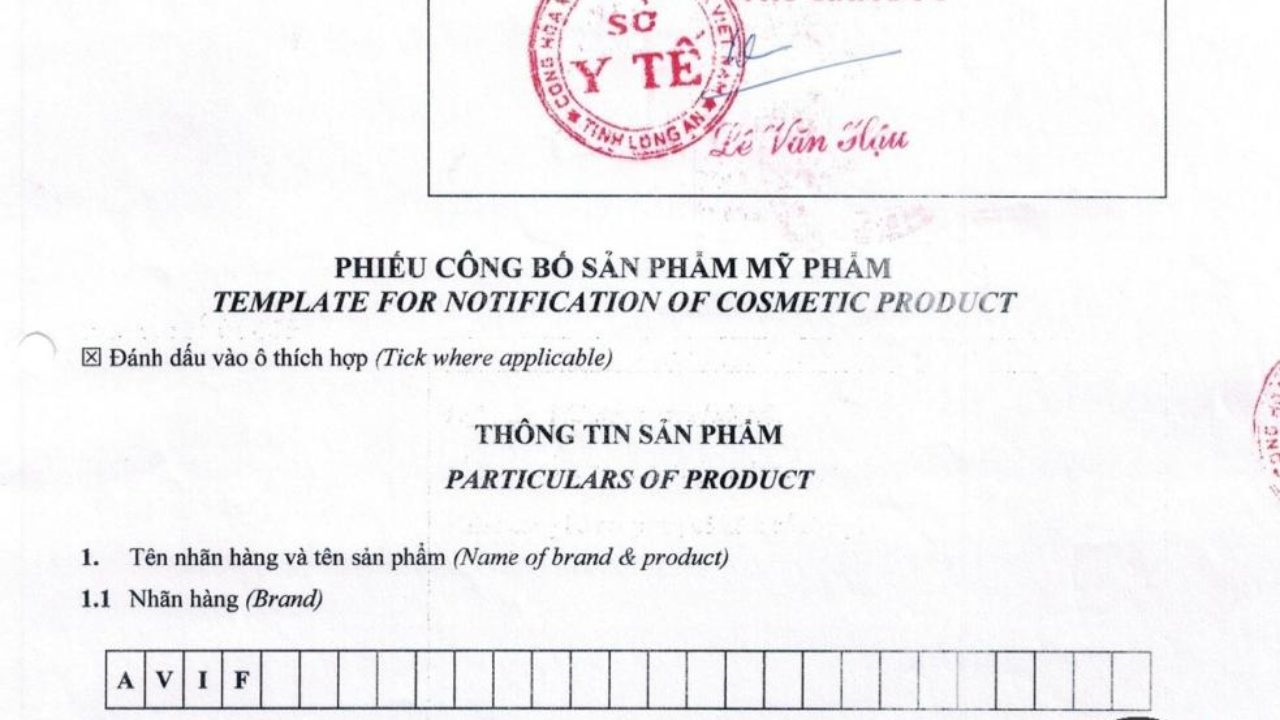 Hồ sơ công bố mỹ phẩm sản xuất trong nước