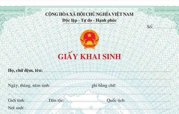 Hồ sơ, thủ tục đăng ký khai sinh