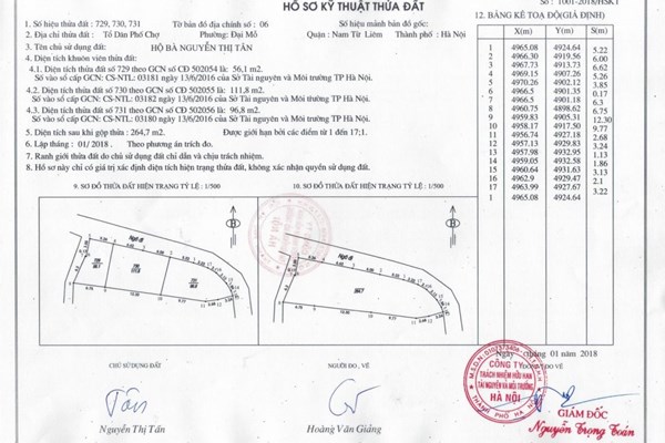 Quy định về sơ đồ thửa đất trong Giấy chứng nhận quyền sử dụng đất?