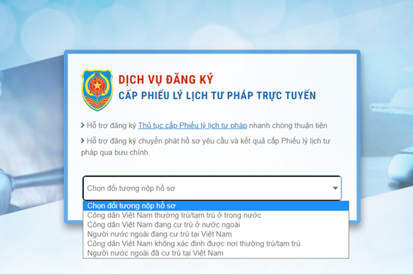 Làm lý lịch tư pháp online bao lâu có kết quả?